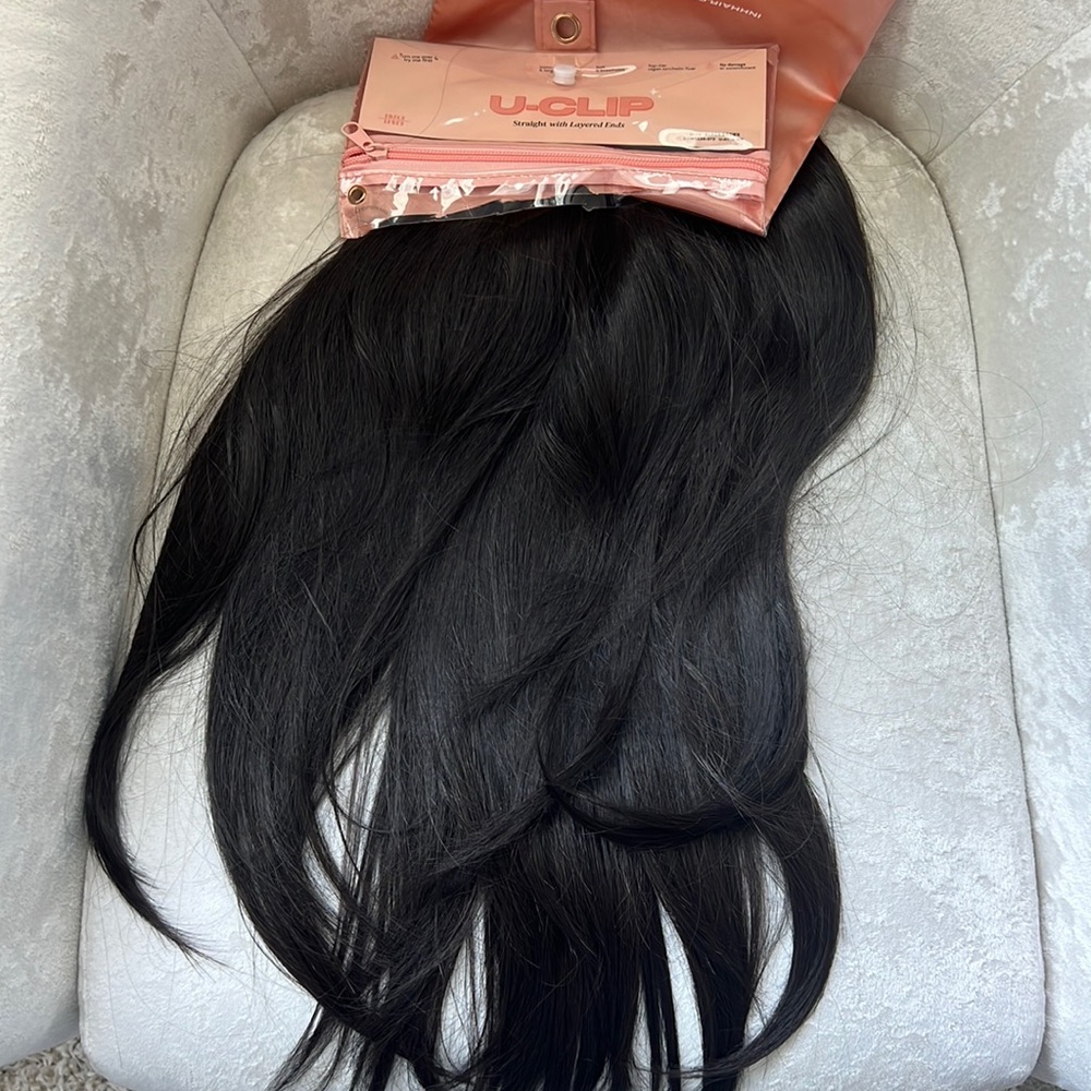 New! Inh u-clip 16” black brown